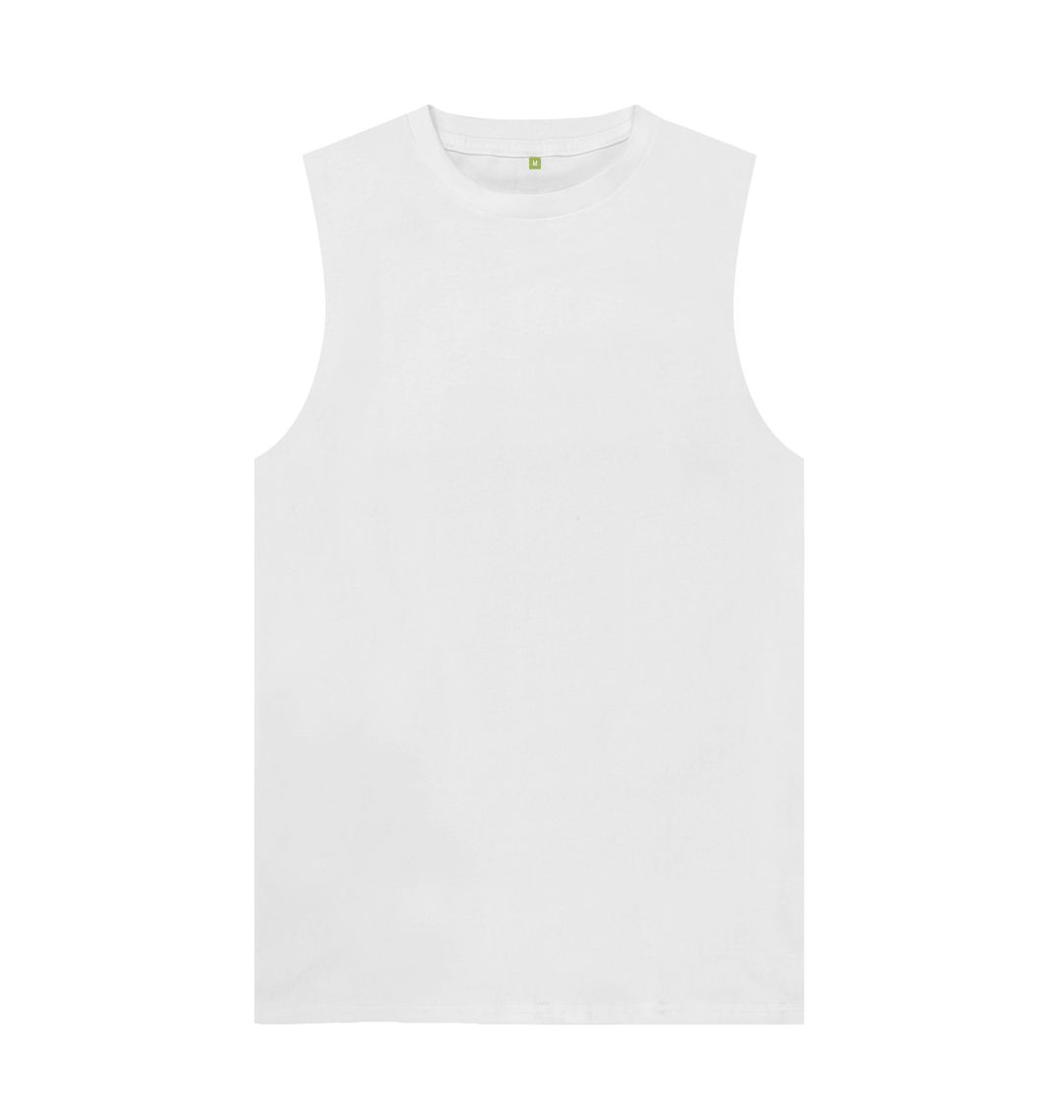 White Virunga Pocket Logo Men's Vest