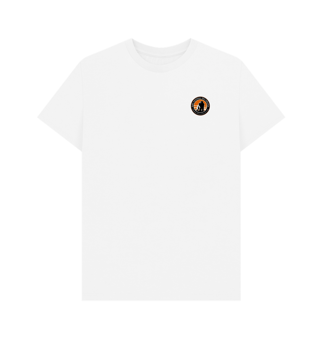 White Retro Elephant Men's T-shirt