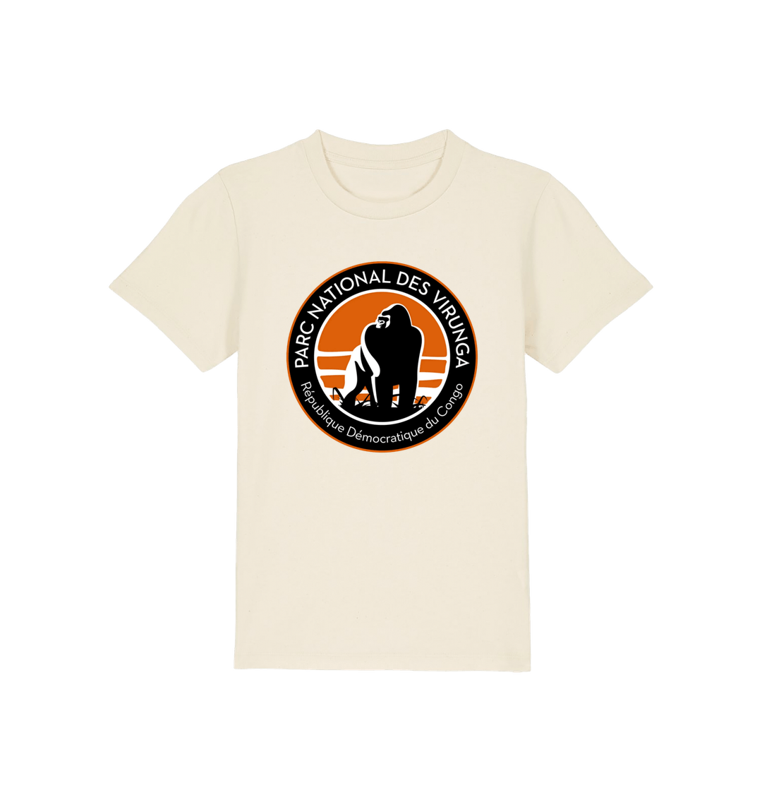 Natural Raw Virunga Logo Kids T-shirt