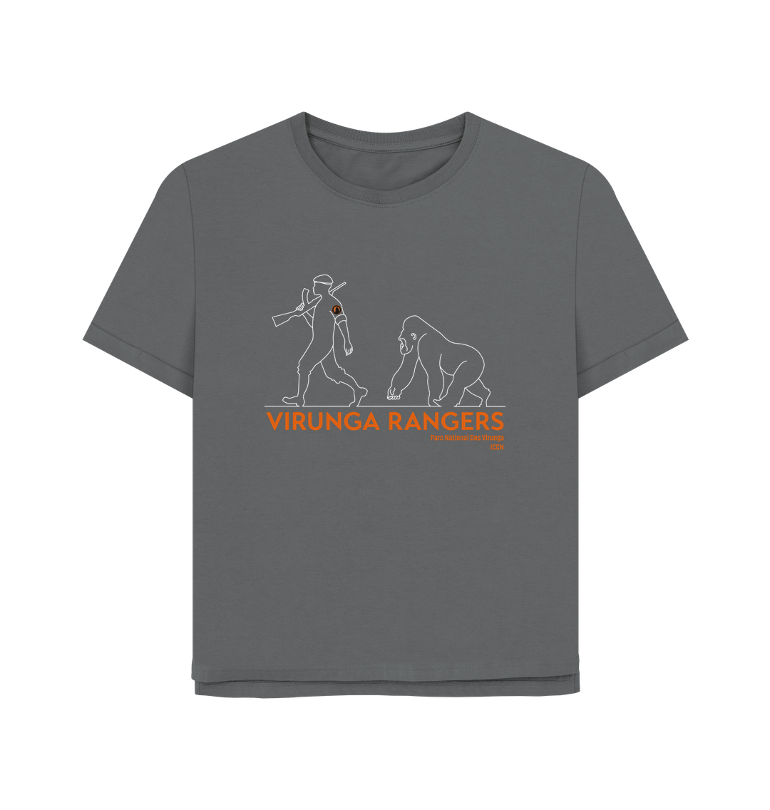 Slate Grey Mountain Gorilla Ranger Women's Relaxed Tee