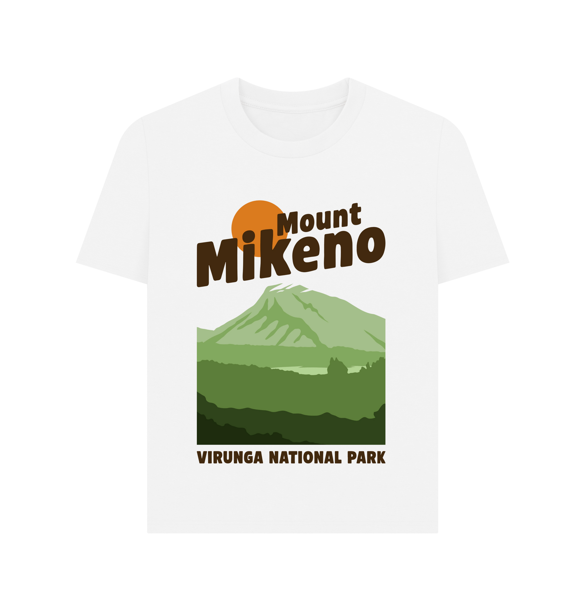 White Printed T-shirt Front