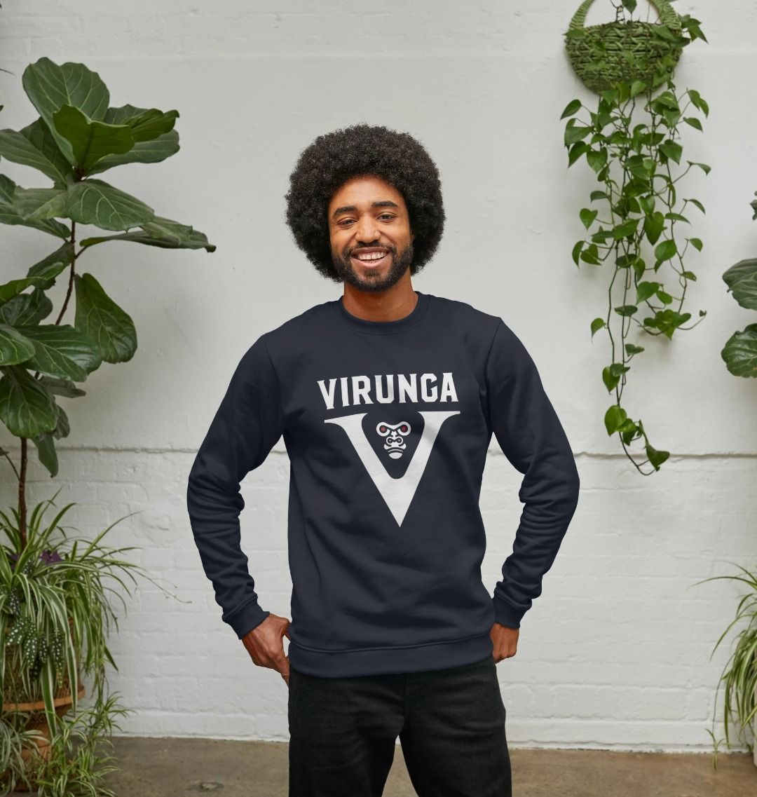 V for Virunga Men's Sweater