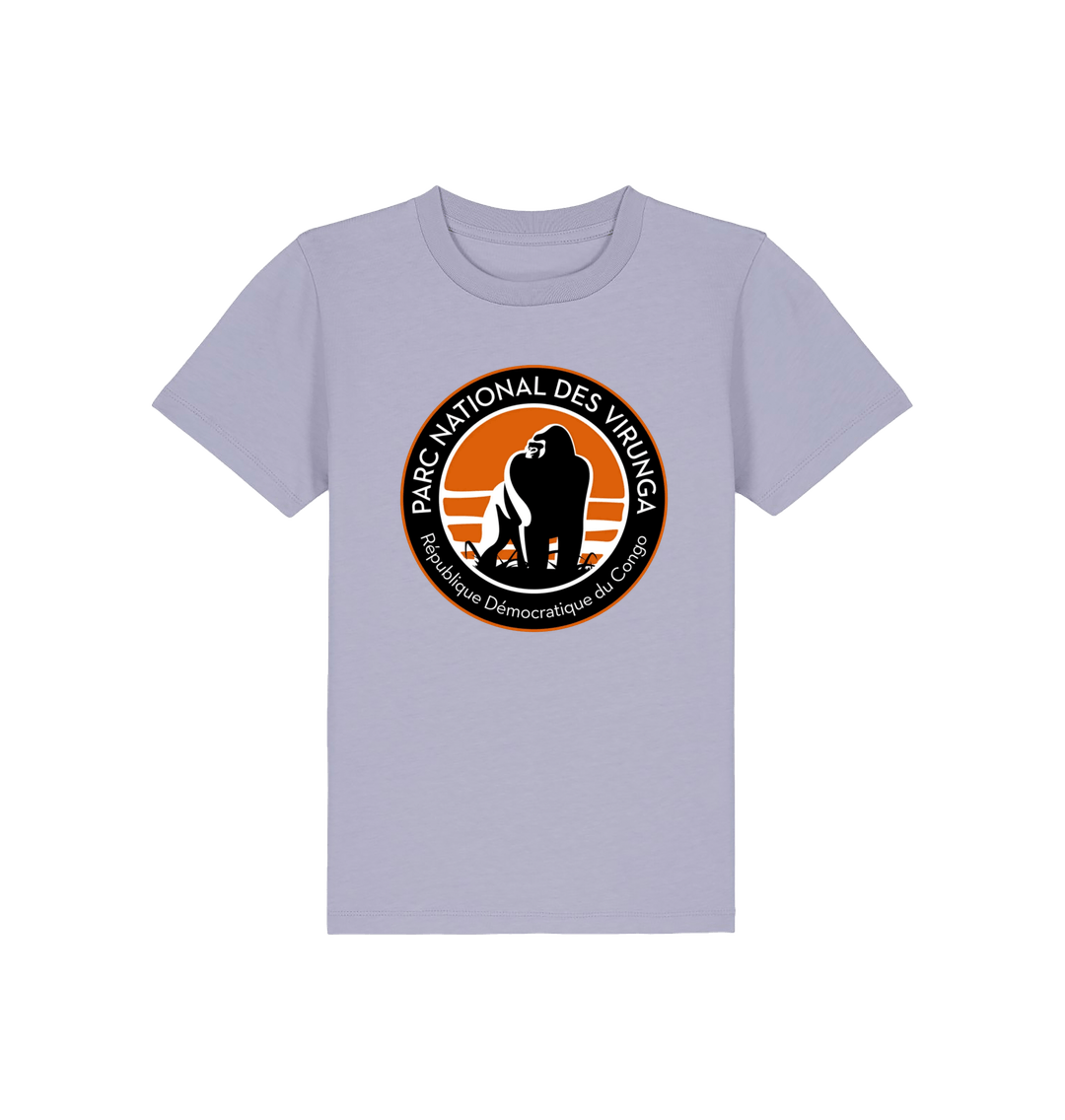 Lavender Virunga Logo Kids T-shirt