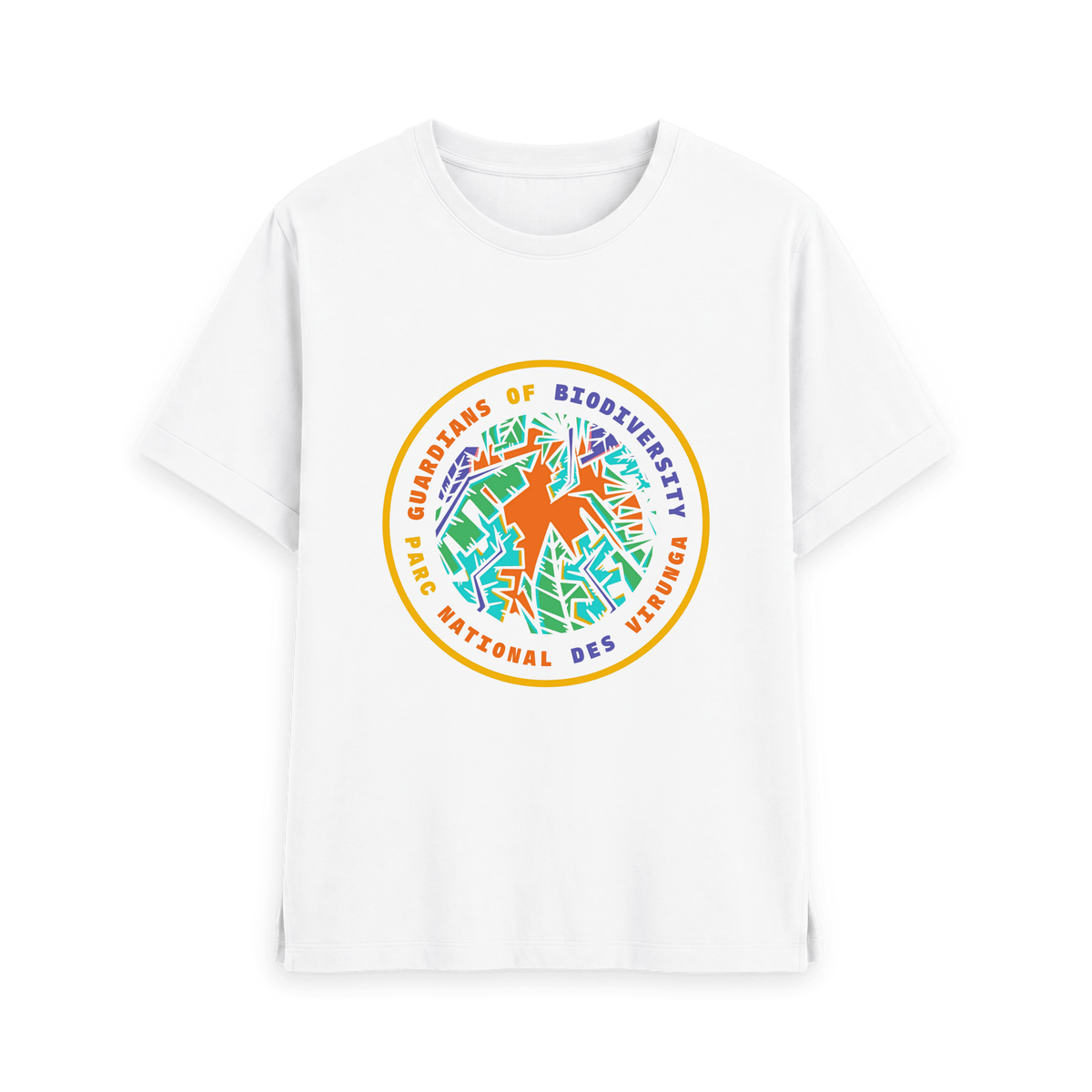 White Printed T-shirt Front