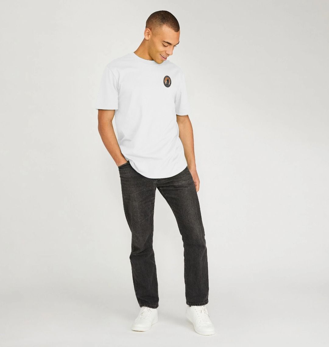 Virunga Pocket Logo Men's Longline T-shirt