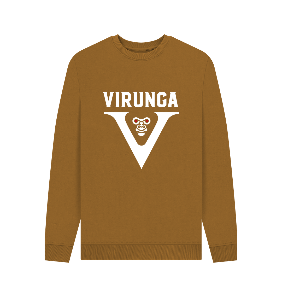 Brown Printed Sweater