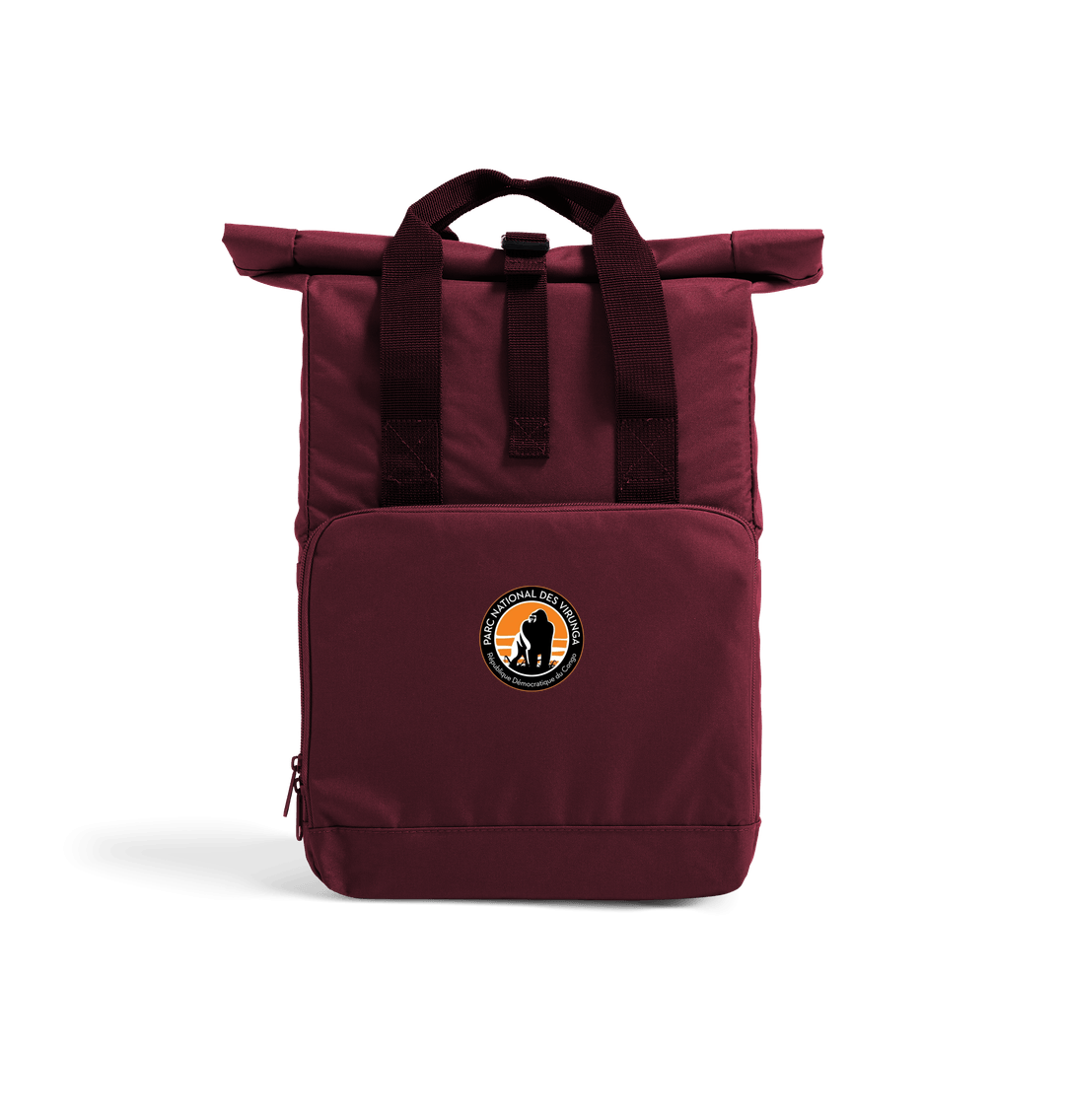 Burgundy Virunga Roll-Top Backpack