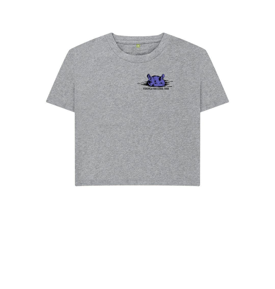 Athletic Grey Hippo Women's Boxy Tee