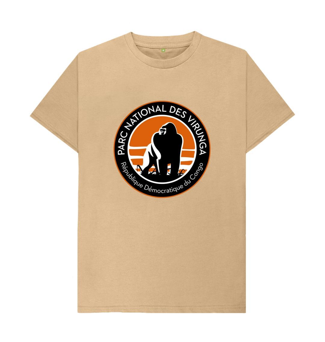 Sand Virunga Logo Men's T-shirt
