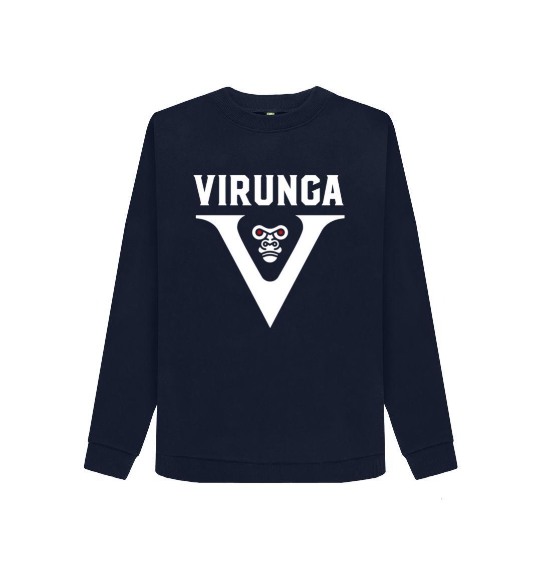 Navy Blue V for Virunga Women's Sweater