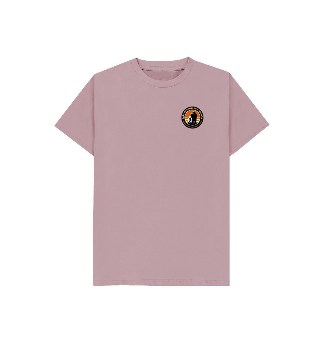 Mauve Virunga Pocket Logo Kids T-shirt