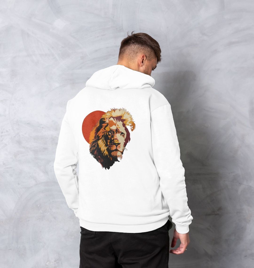 Sweat à Capuche Homme Lion