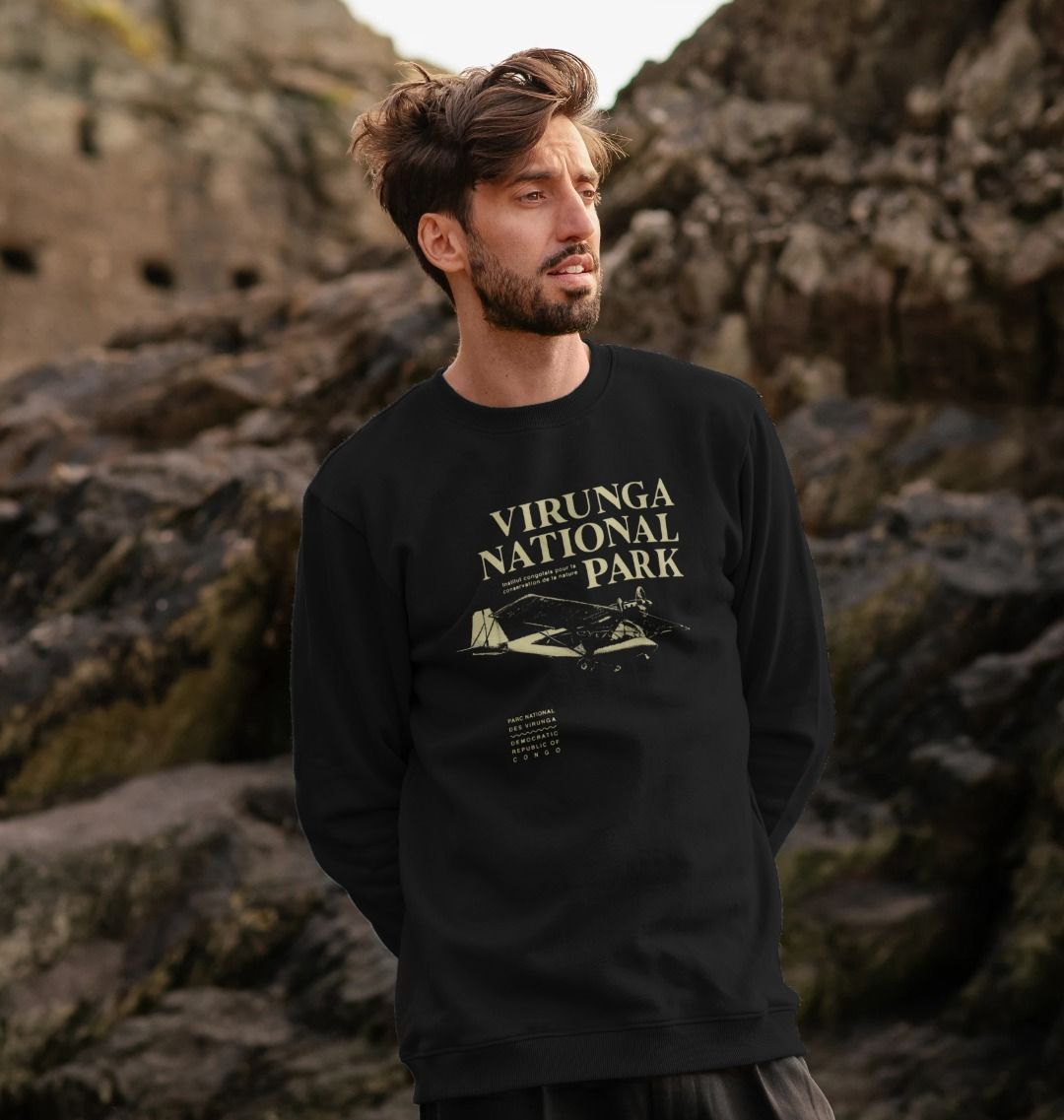 Pull Homme Pilote des Virunga 