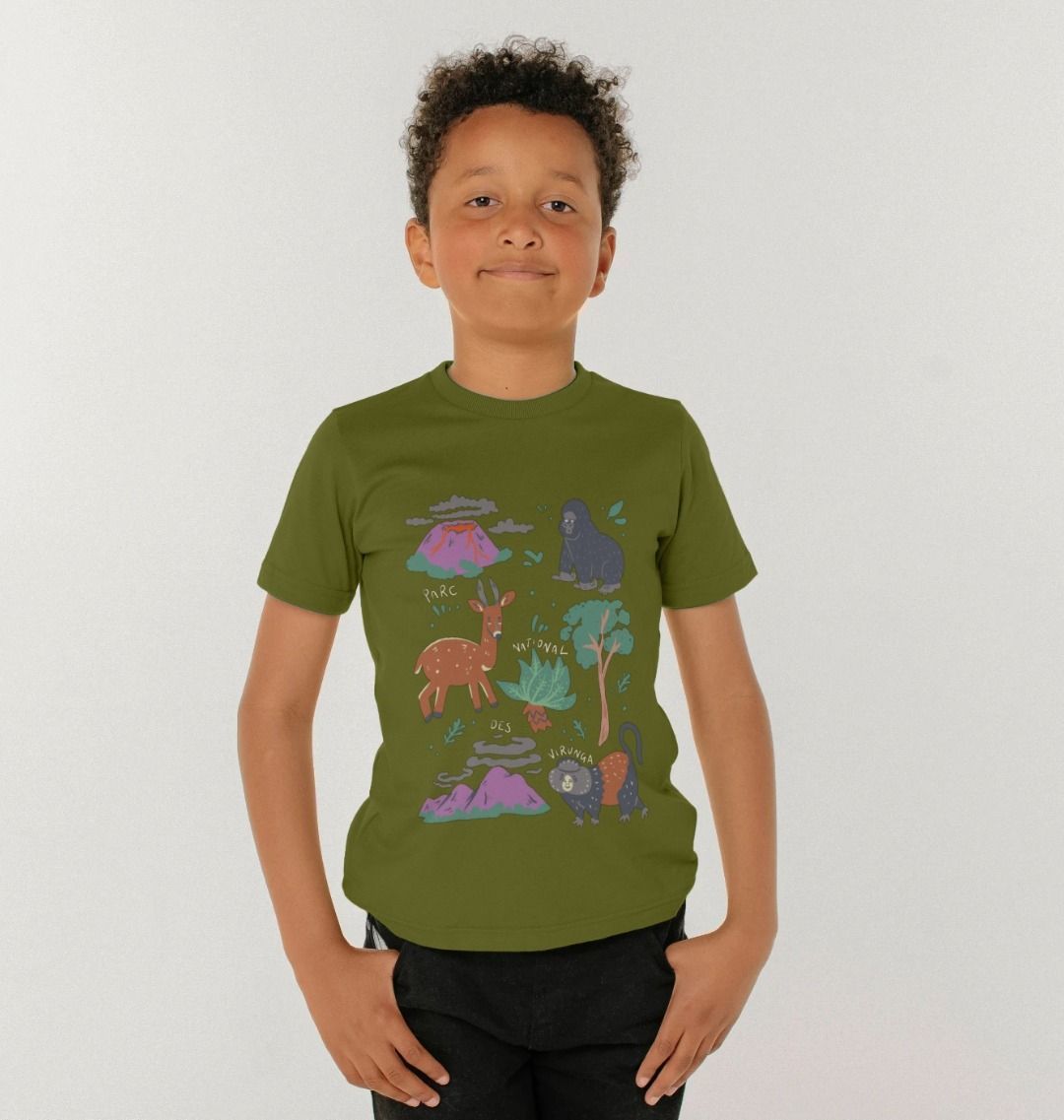 Mountain Wildlife Kids T-shirt