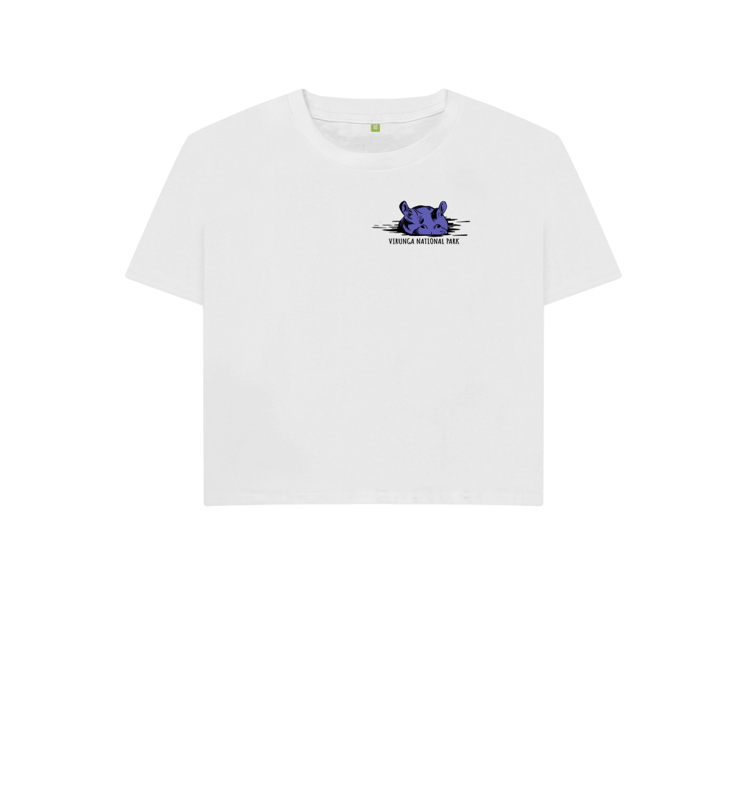 White Hippo Women's Boxy Tee