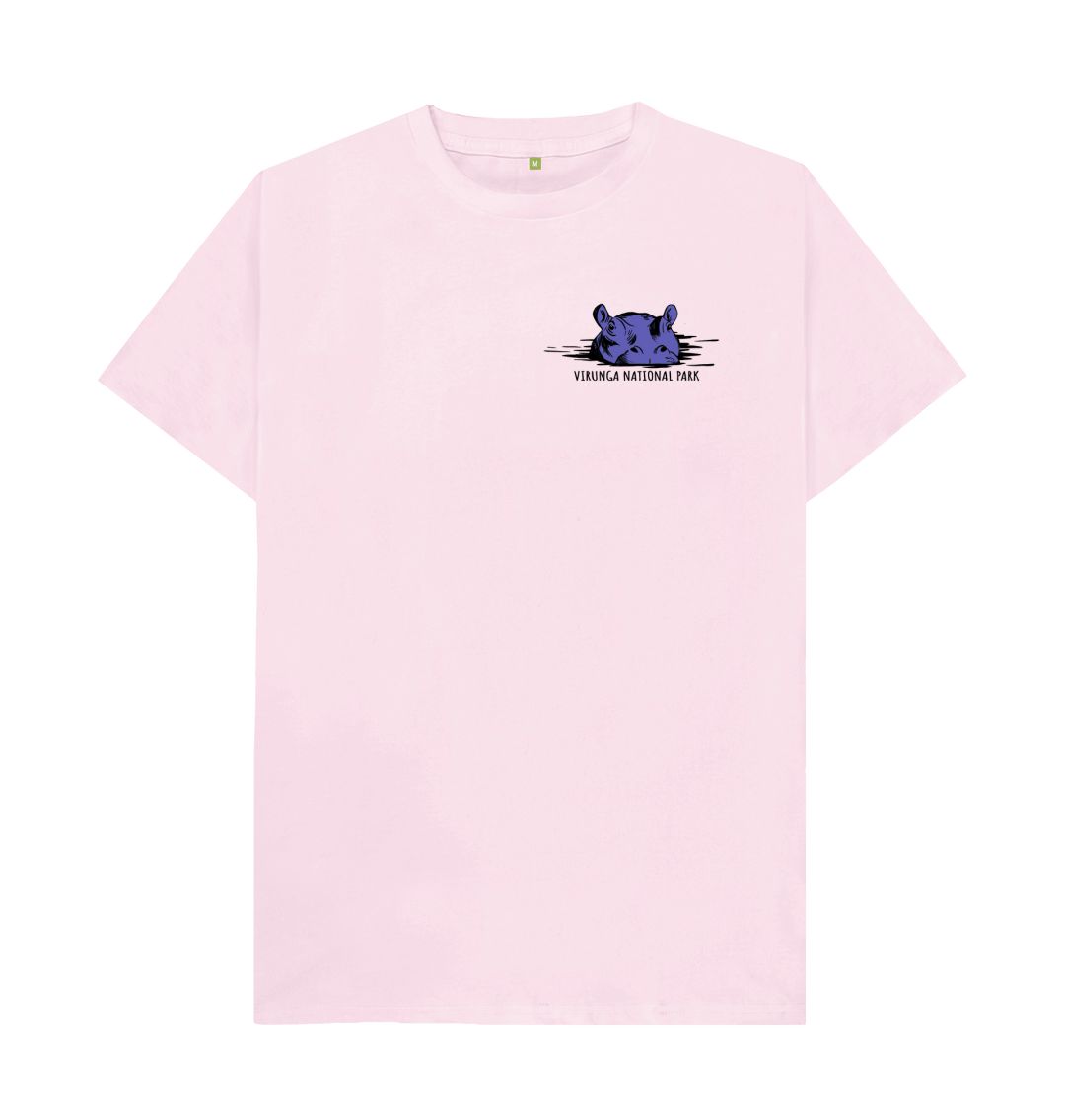 Pink Hippo Men's T-shirt