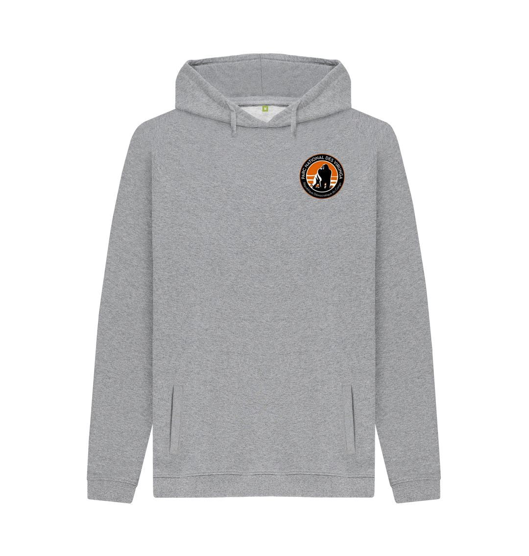 Light Heather Virunga Pocket Logo Men's Hoodie