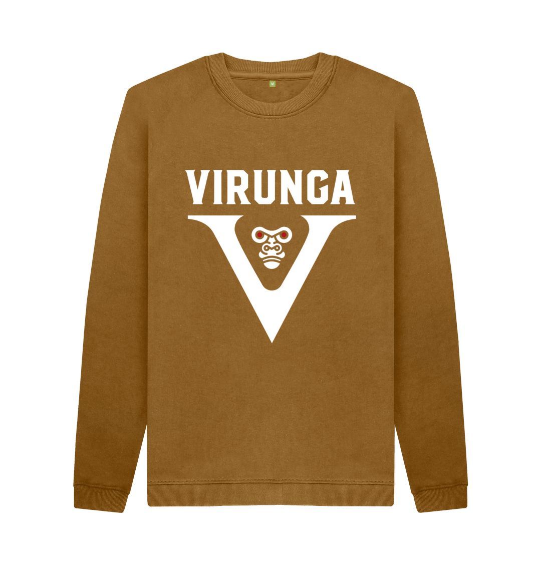 Brown V for Virunga Men's Sweater