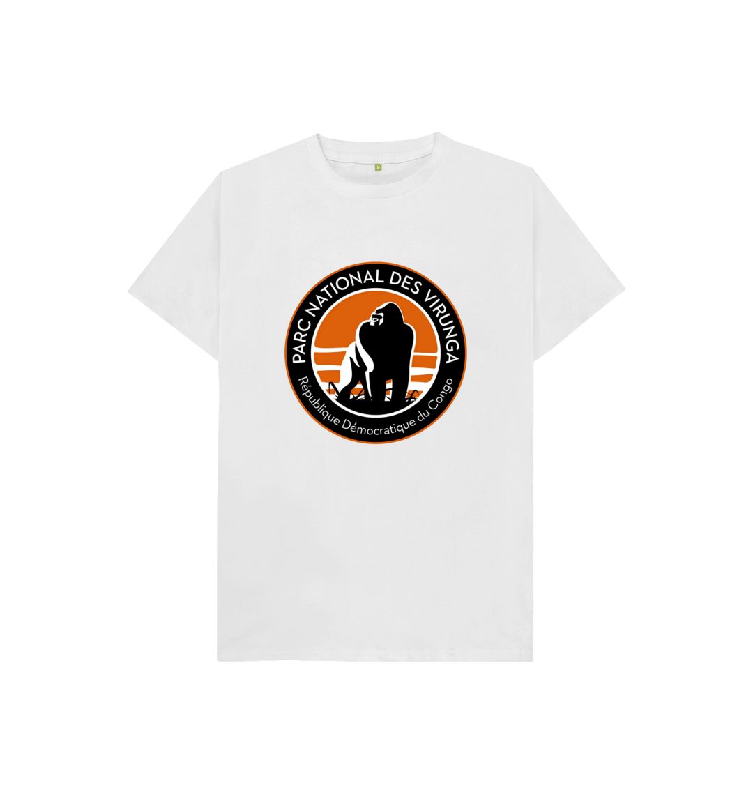 White Virunga Logo Kids T-shirt