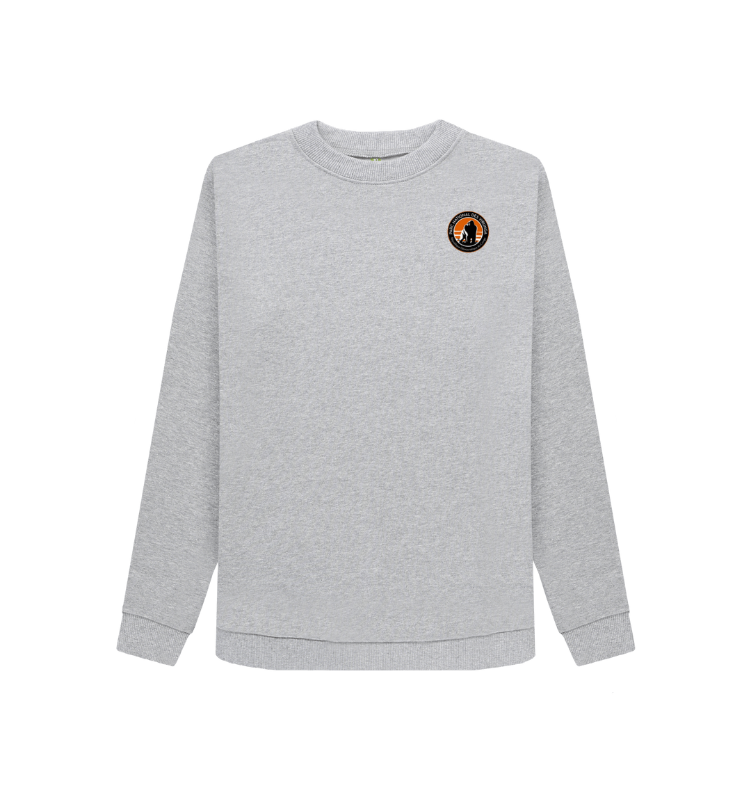 Light Heather Printed Sweater Front