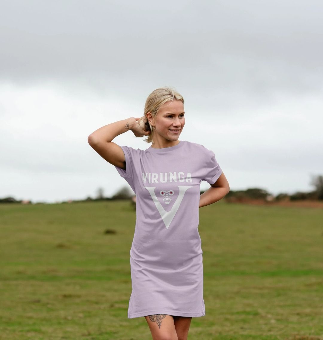 V for Virunga T-shirt Dress