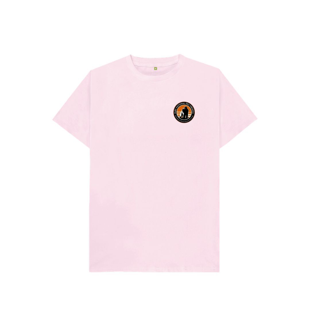 Pink Virunga Pocket Logo Kids T-shirt