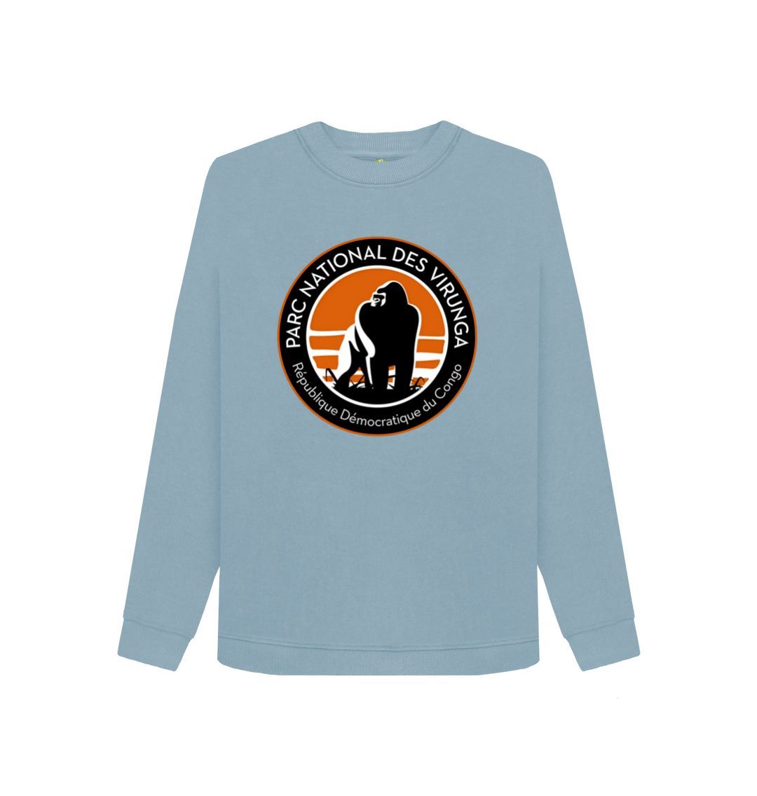 Stone Blue Virunga Logo Women's Sweater