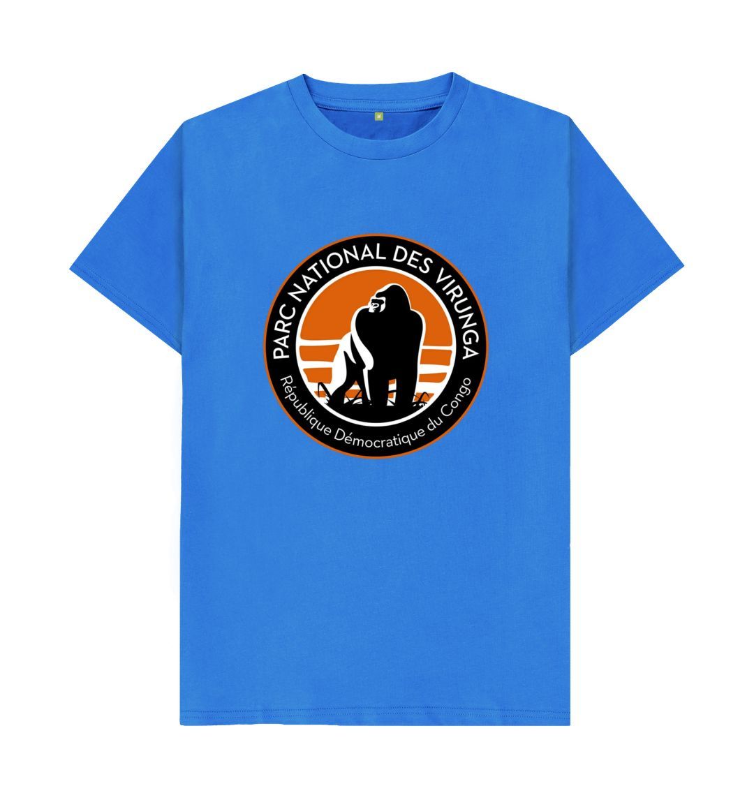 Bright Blue Virunga Logo Men's T-shirt