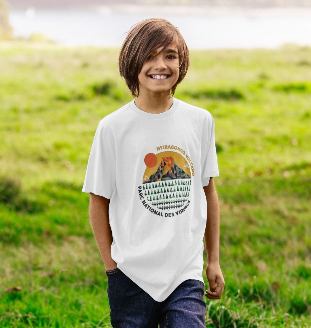Nyiragongo Volcano Kids T-shirt