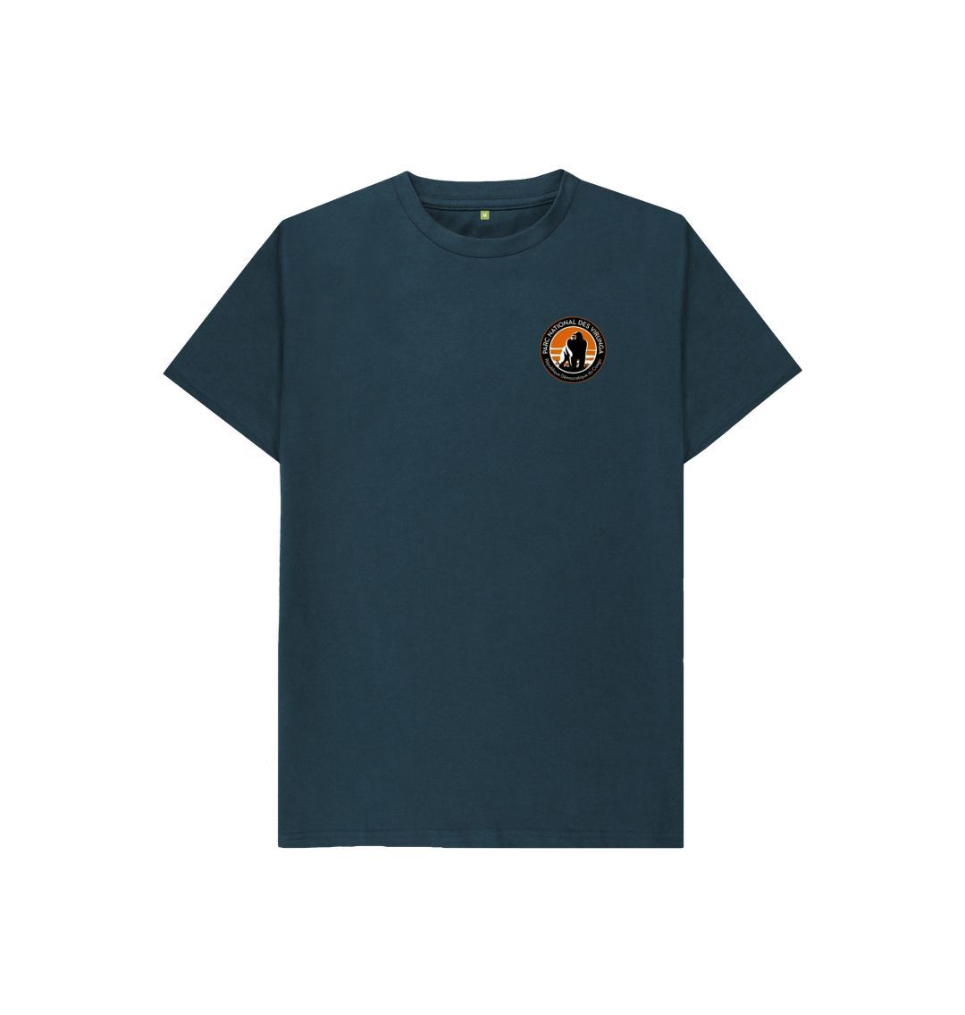 Denim Blue Virunga Pocket Logo Kids T-shirt
