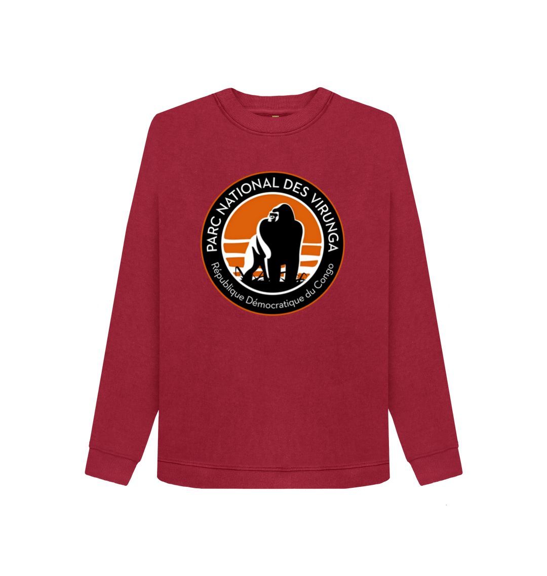 Cherry Virunga Logo Women's Sweater