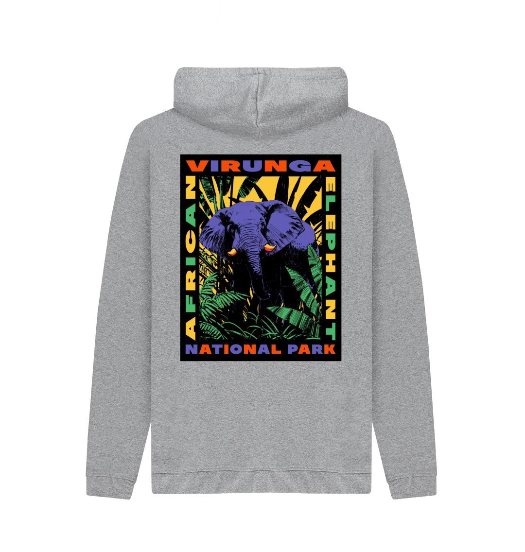 Retro Elephant Men's Hoodie