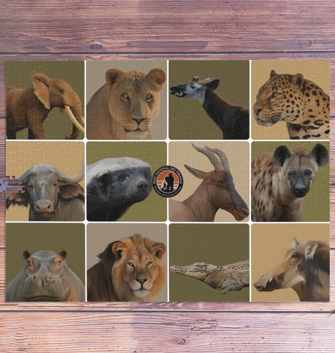 Puzzle d'animaux sauvages