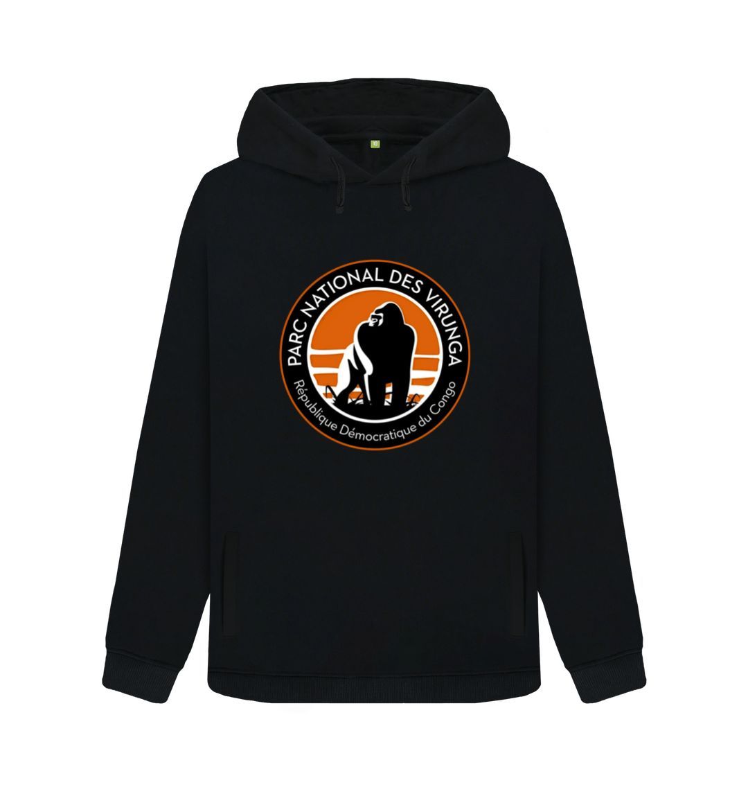 Black Virunga Logo Women's Hoodie