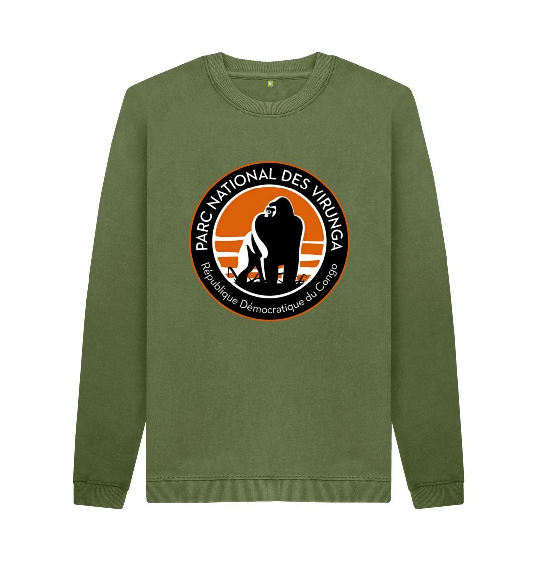 Khaki Virunga Logo Men's Sweater