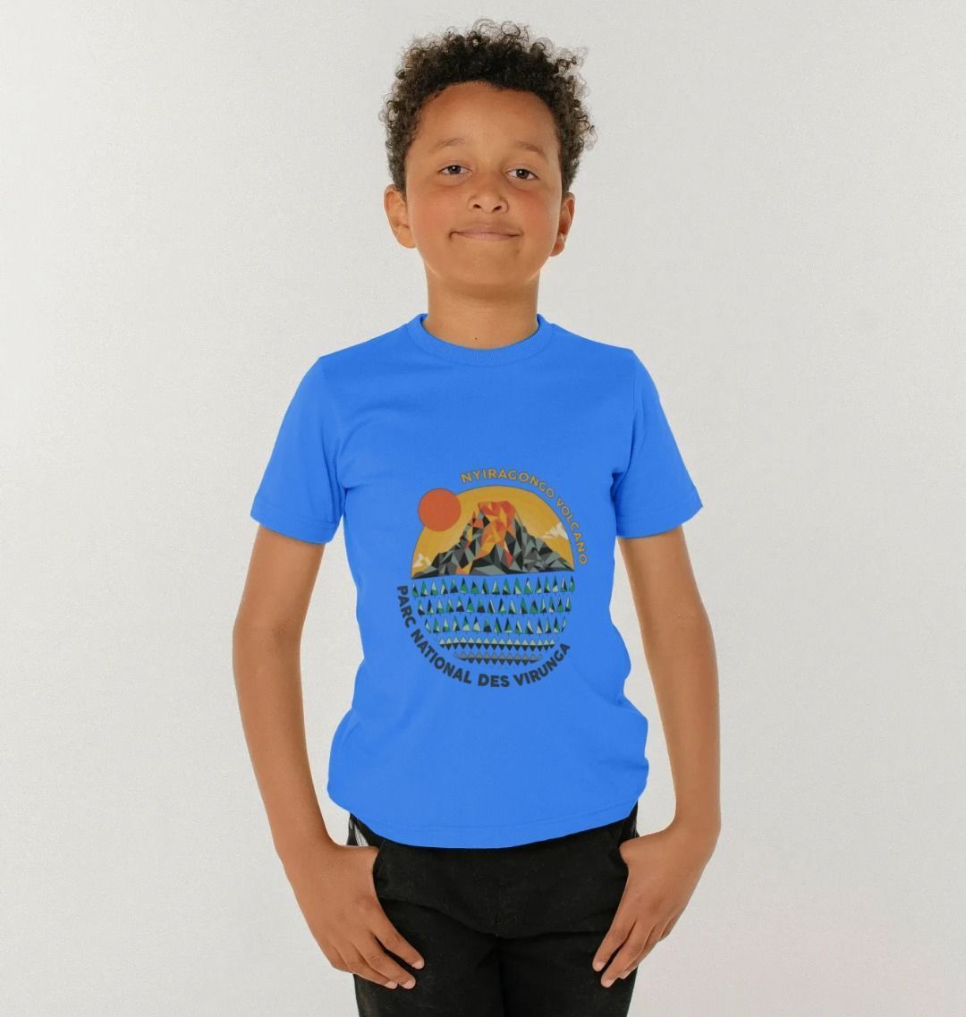 Nyiragongo Volcano Kids T-shirt