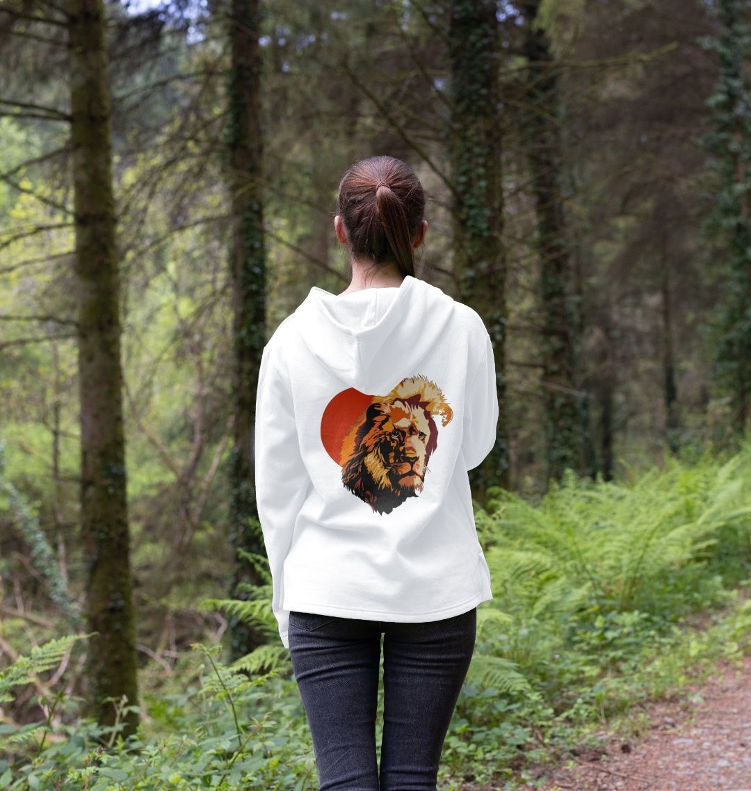 Sweat à Capuche Femme Lion 