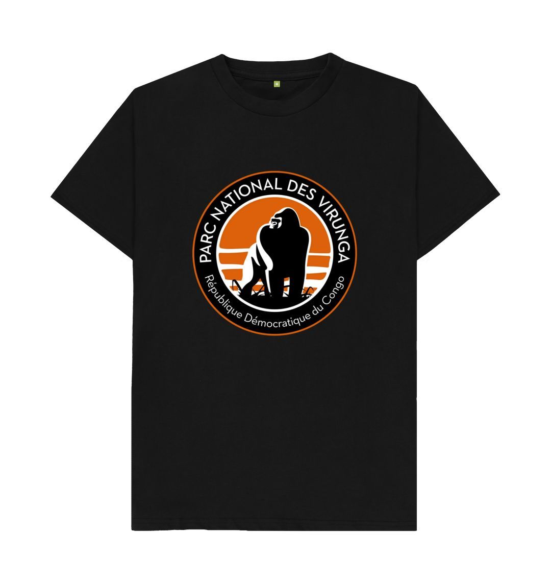Black Virunga Logo Men's T-shirt