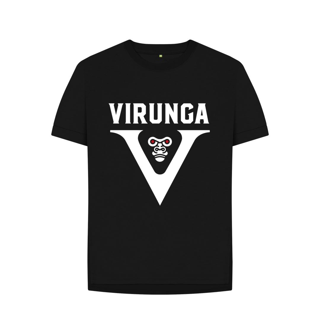 Black V for Virunga Women's Relaxed Tee