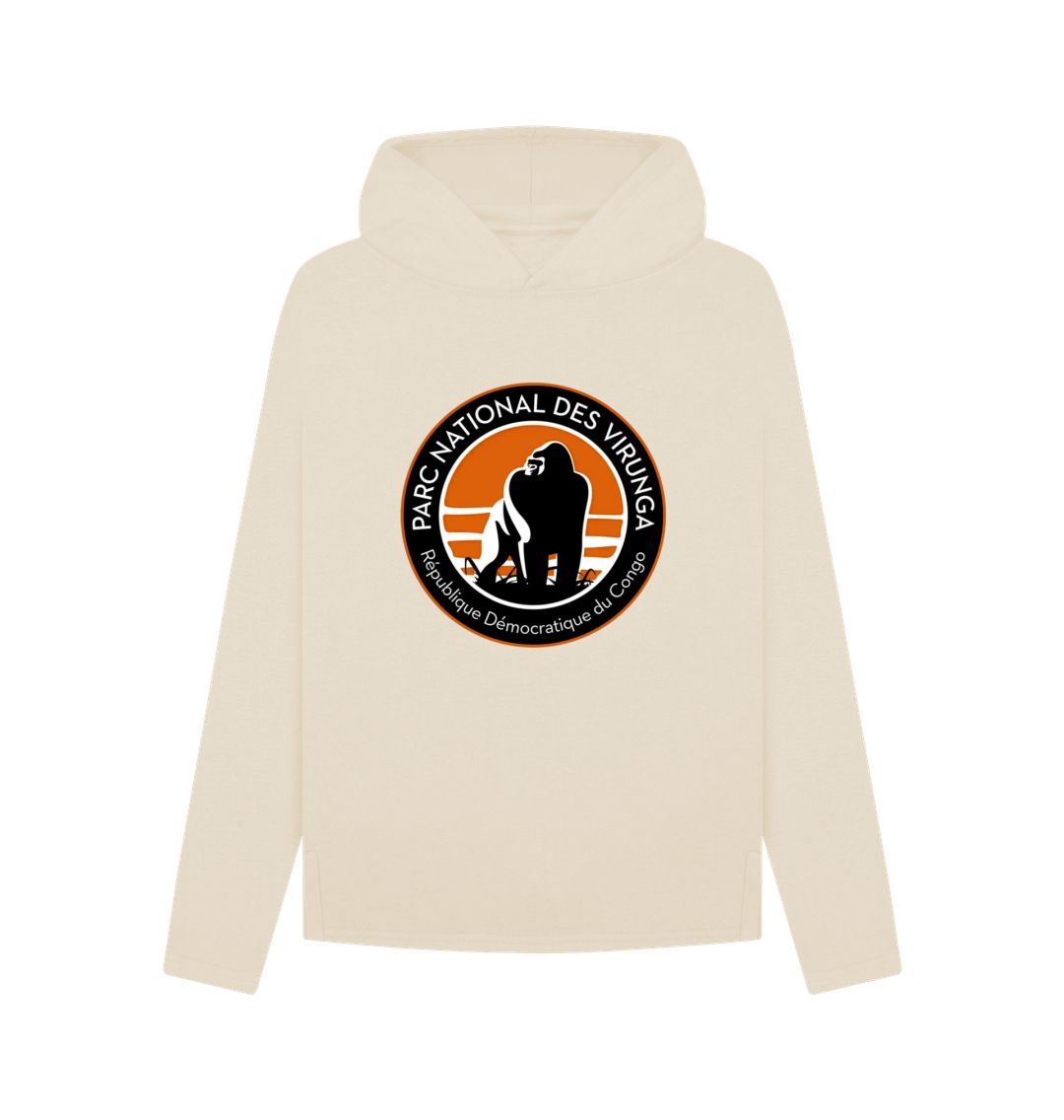 Oat Virunga Logo Women's Relaxed Fit Hoodie