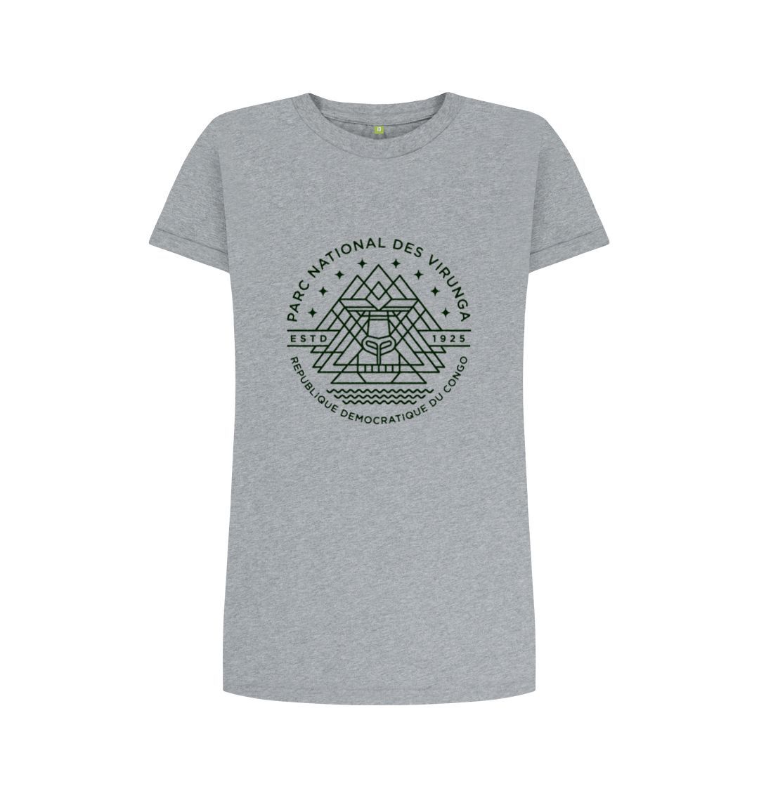 Athletic Grey Virunga Emblem T-shirt Dress