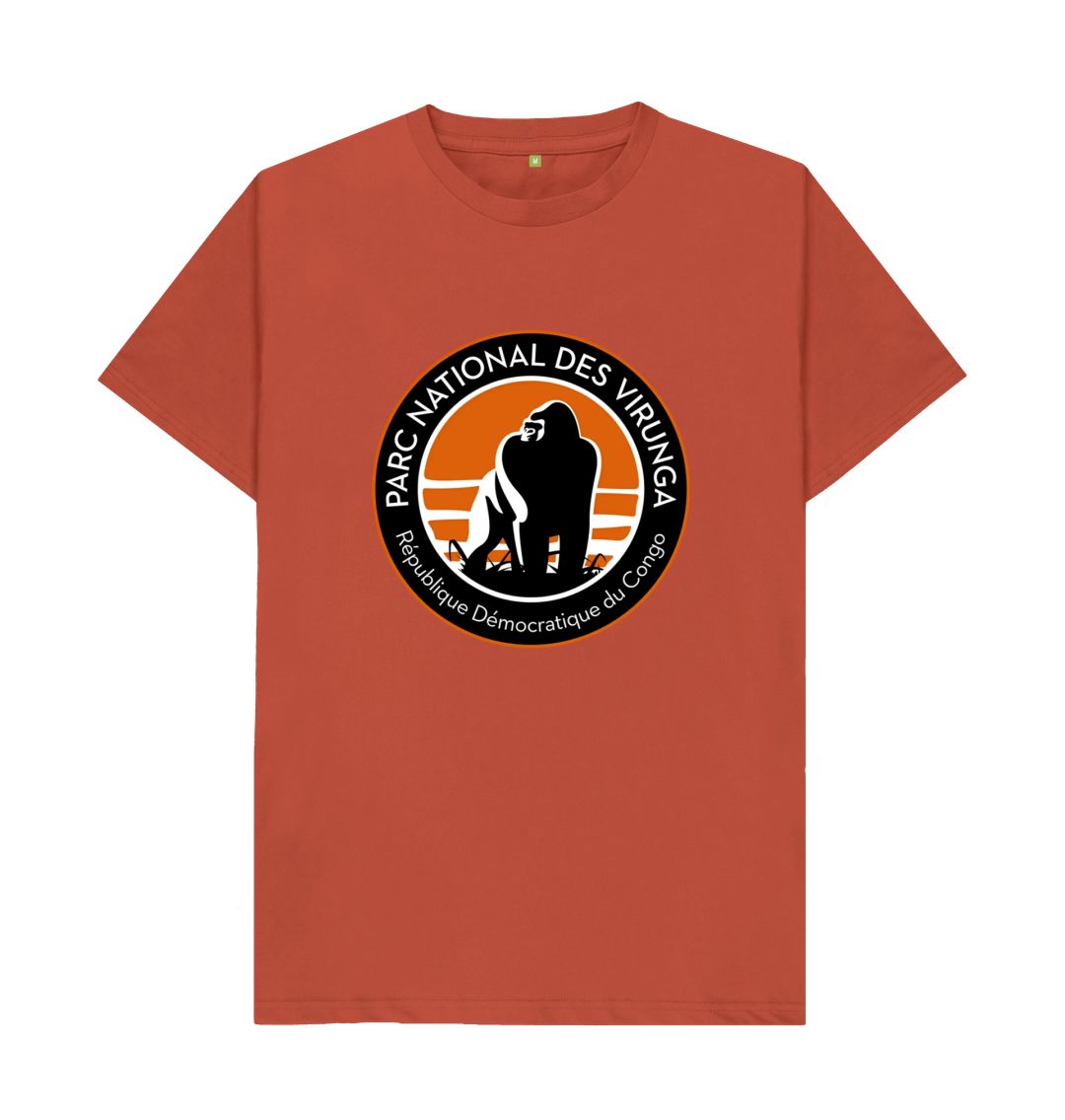 Rust Virunga Logo Men's T-shirt