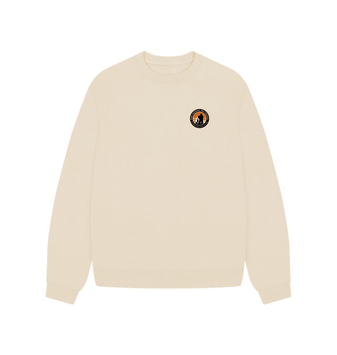 Oat Virunga Pocket Logo Women's Oversize Jumper