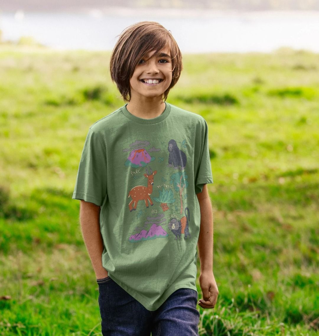 Mountain Wildlife Kids T-shirt