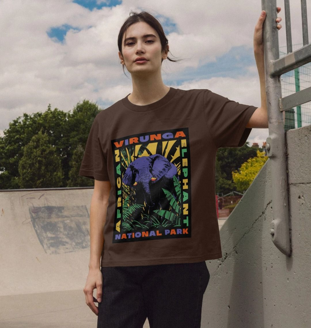 Retro Elephant Women's T-shirt