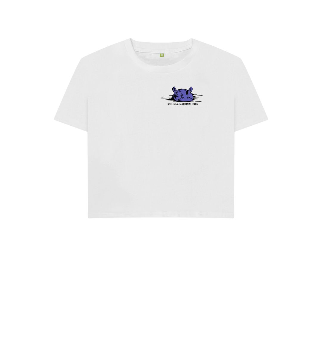 White Hippo Women's Boxy Tee