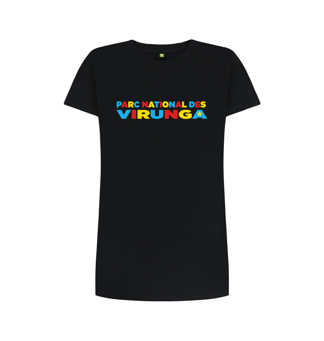 Black Congo Heritage T-shirt Dress