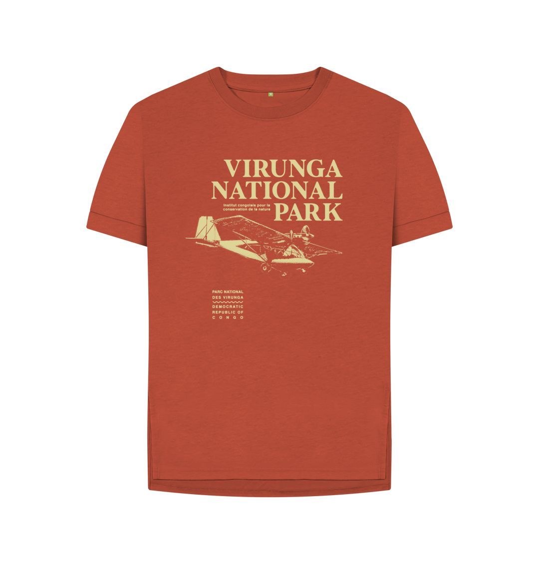 Rust Virunga Pilot Women's Relaxed Tee