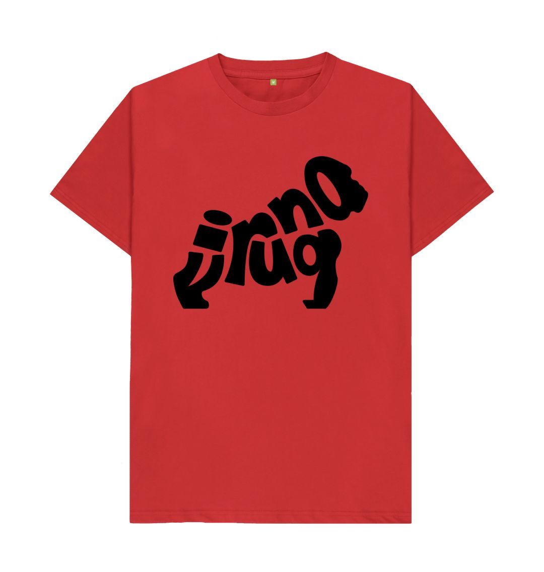Red Gorilla Emblem Men's T-shirt