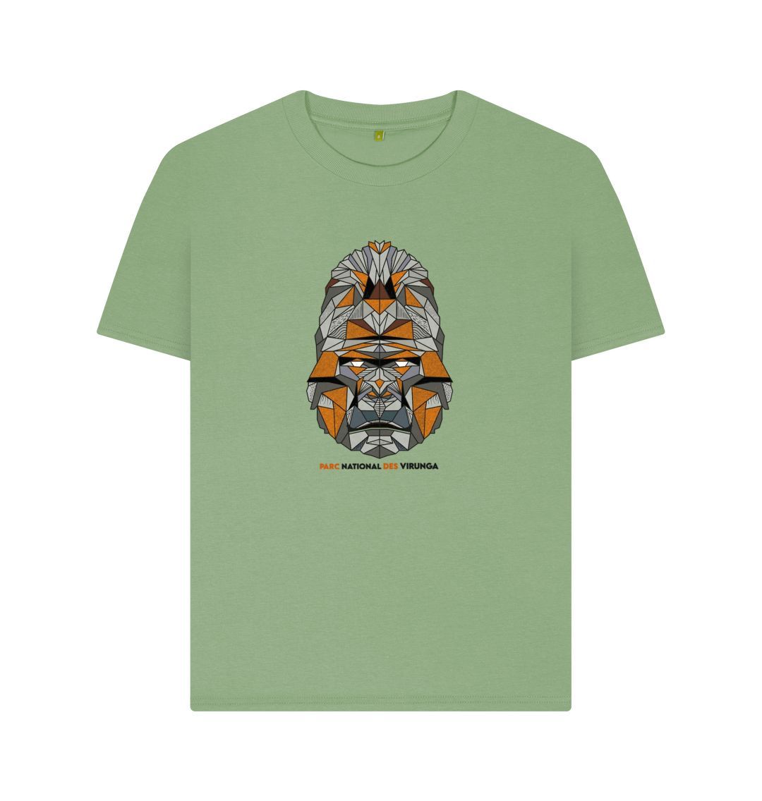 Sage Women's Gorilla Face T-shirt